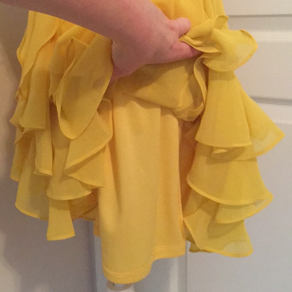 Jessica Simpson One Shoulder Ruffle Dress - Picture 6 of 8